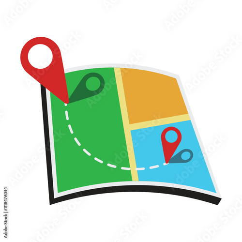 GPS Maps Illustration