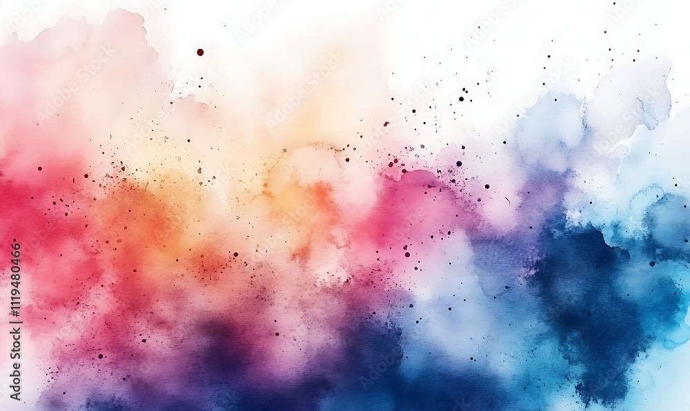abstract watercolor splash background with vibrant hues blending seamlessly creating a dreamy and ethereal atmosphere, Generative Ai abstract watercolor splash background with vibrant hues blending seamlessly creating a dreamy and ethereal atmosphere, Generative Ai