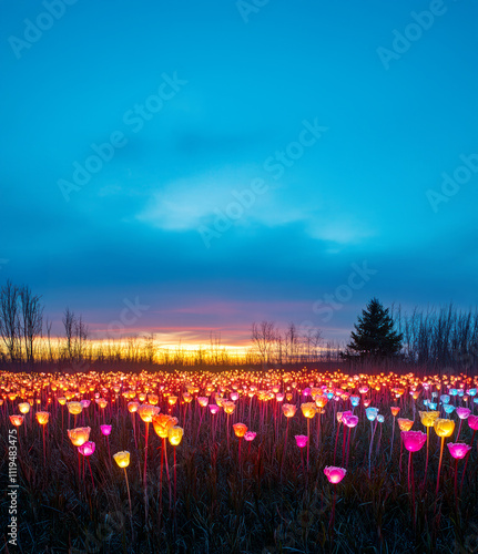 Field of Light and Tulip Dreams – A Magical Landscape
