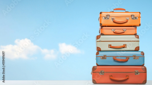 Stacked Suitcases Adventure...