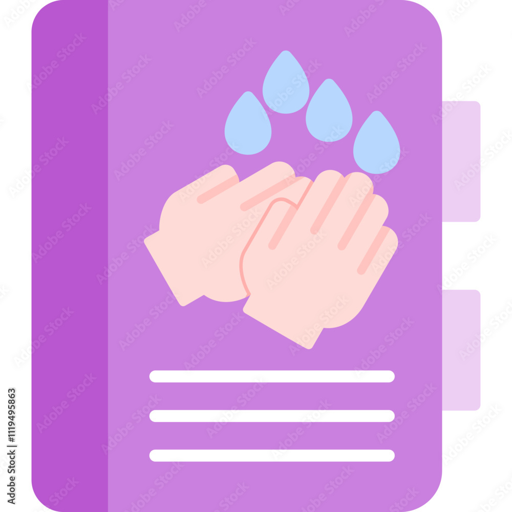 Obraz premium Hygiene Education Icon