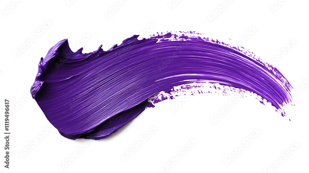 purple strokes and texture of face cream or acrylic paint on white background purple strokes and texture of face cream or acrylic paint on white background
