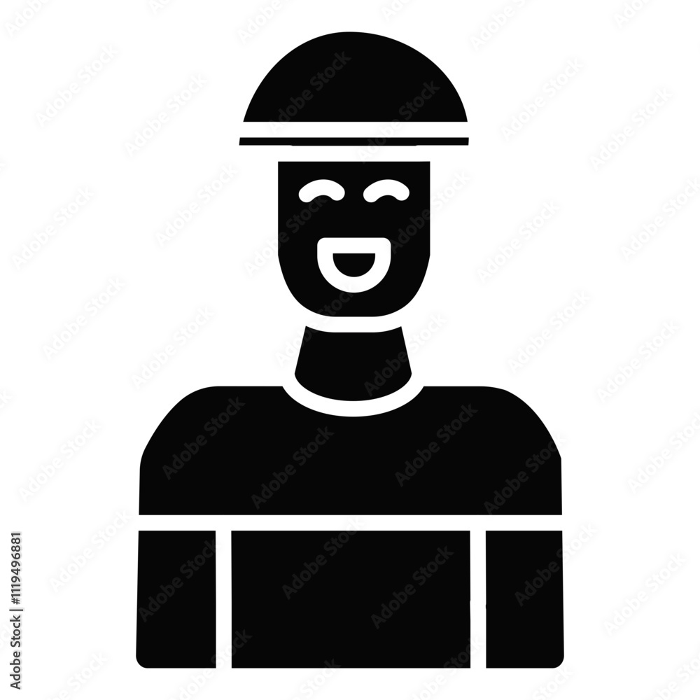 Smiling Man Icon Smiling Man Icon