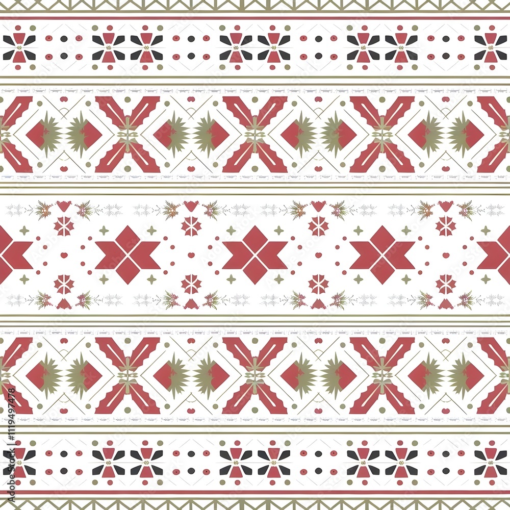 Seamless pattern Nordic knitted of festive, Christmas season. Seamless pattern Nordic knitted of festive, Christmas season.