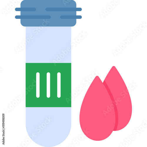 Blood Collection Tubes Icon