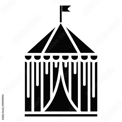 Circus Tent Icon