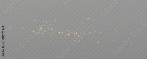 Shiny Golden Particles Golden dust.