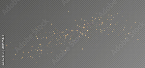 Shiny Golden Particles Golden dust.