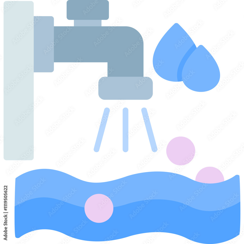 Fototapeta premium Water Demand Icon