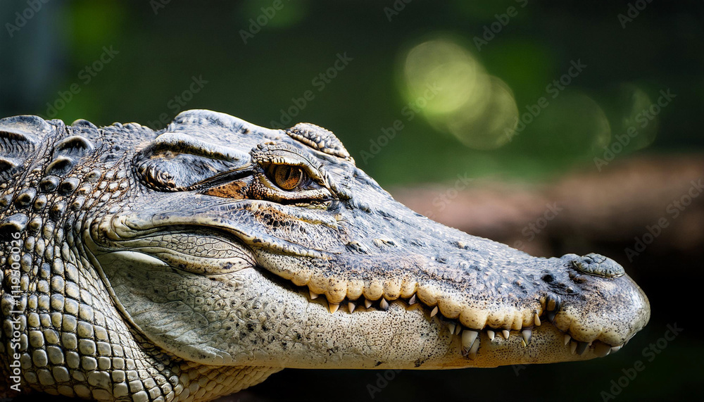 Close-Up of a Crocodile Close-Up of a Crocodile