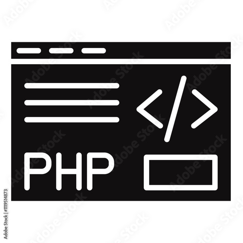 PHP Coding Icon