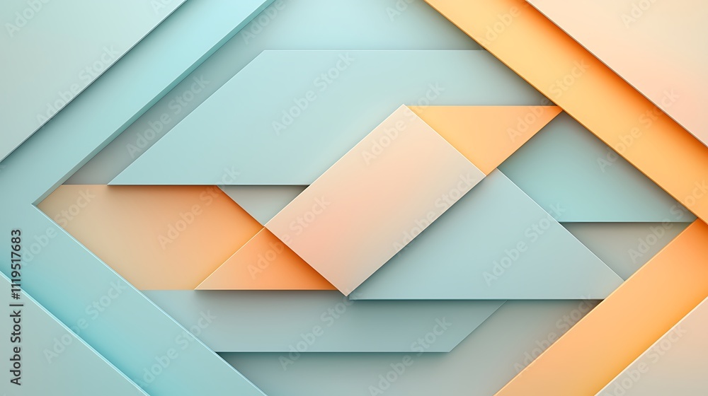 Geometric minimalist art dynamic digital creation with top-down color harmony Geometric minimalist art dynamic digital creation with top-down color harmony