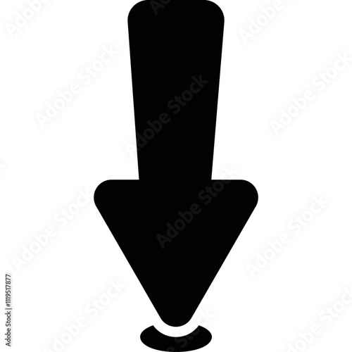 Simple vector icon arrow pointer