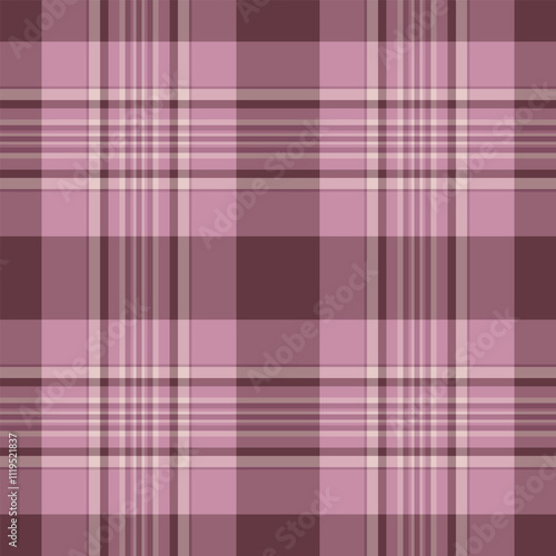 Print tartan plaid background, model fabric check texture. Drawing pattern textile seamless vector in pink and pastel colors.