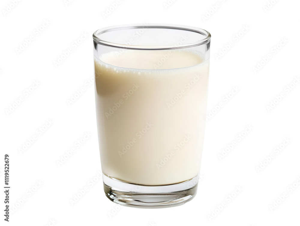 Isolated fresh butter milk in a glass transparent background high-quality visuals for culinary use Isolated fresh butter milk in a glass transparent background high-quality visuals for culinary use