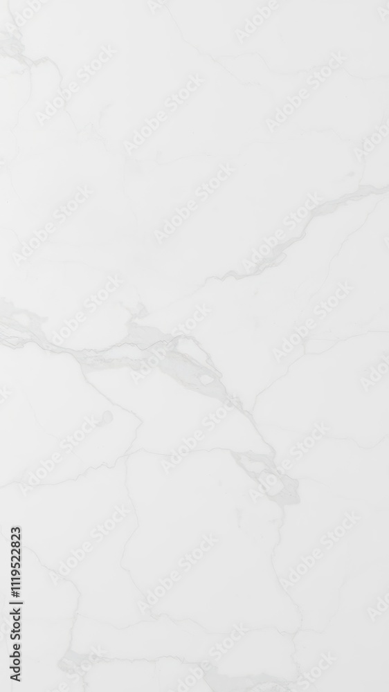 Naklejka premium Smooth and elegant white Carrara marble with intricate veins, construction, natural