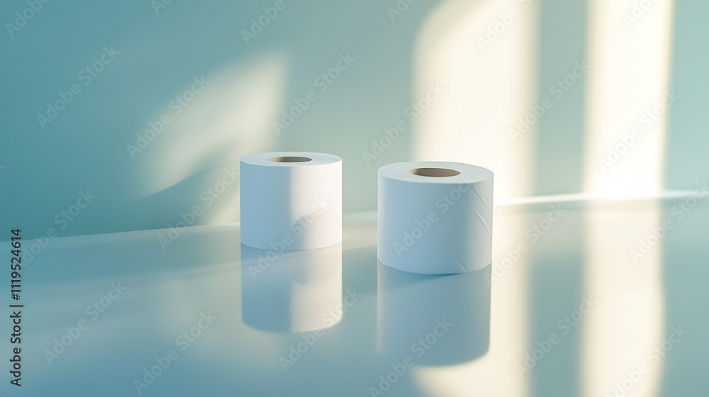 Minimalistic Toilet Paper Rolls Minimalistic Toilet Paper Rolls