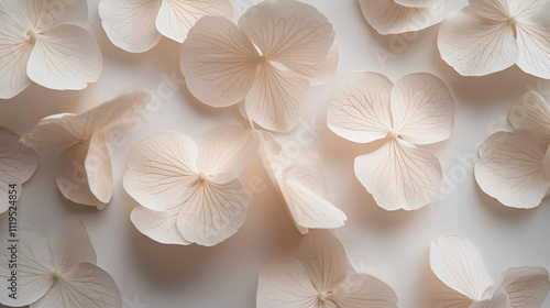 white hydrangea, delicate flowers, soft petals, floral beauty, elegant bloom, fresh flowers, nature aesthetic, romantic floral, botanical elegance, gentle bloom, serene hydrangea, peaceful flowers