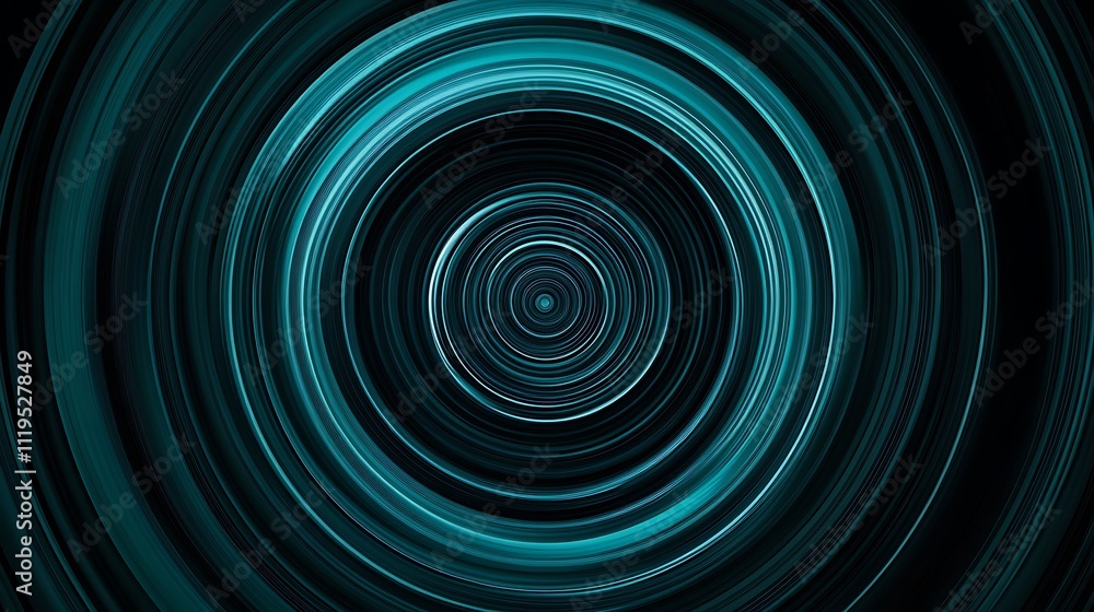 Cyan circles arranged in a concentric pattern for a striking visual effect. Cyan circles arranged in a concentric pattern for a striking visual effect.