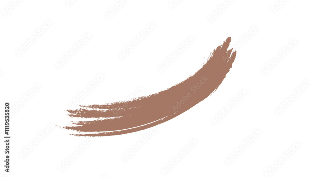Mocha Mousse Color of the Year 2025 Swatch. Vector grunge brush stroke Mocha Mousse Color of the Year 2025 Swatch. Vector grunge brush stroke