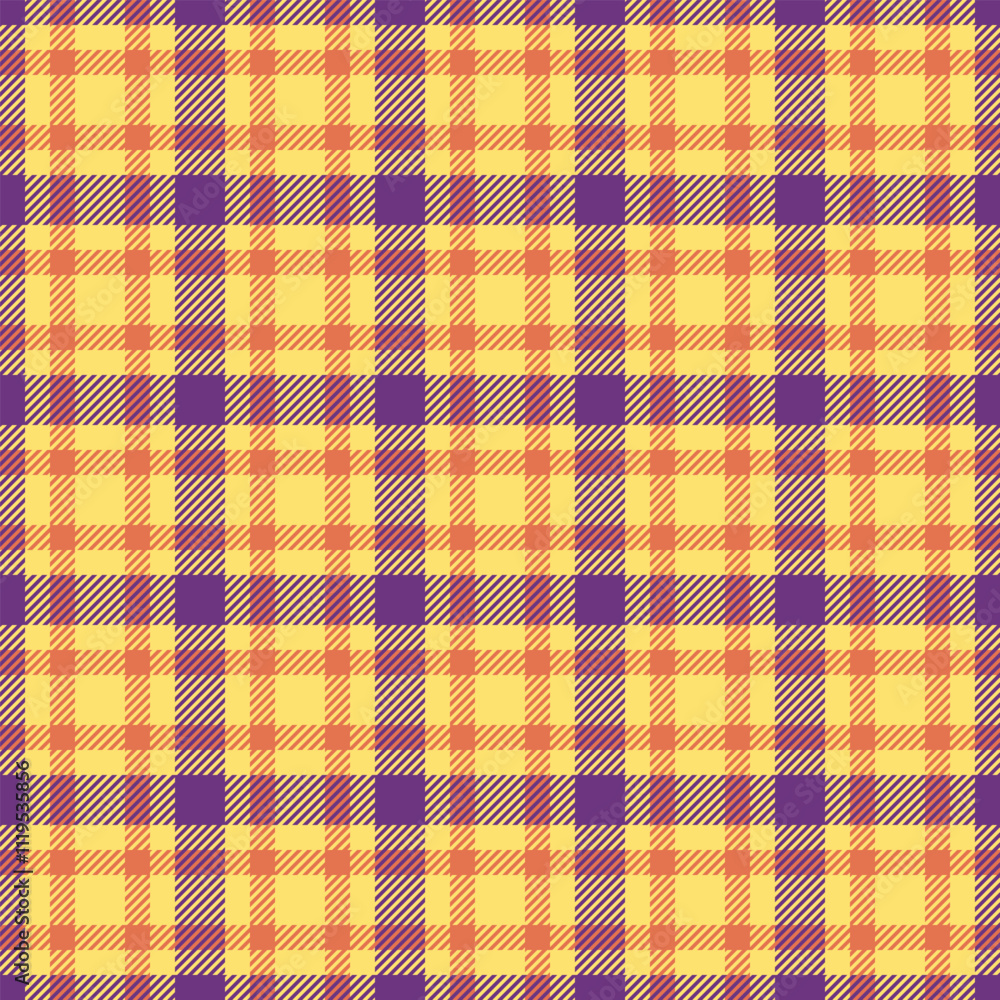 Sketching pattern background plaid, classic vector fabric check. Curve textile seamless texture tartan in yellow and red colors. Sketching pattern background plaid, classic vector fabric check. Curve textile seamless texture tartan in yellow and red colors.