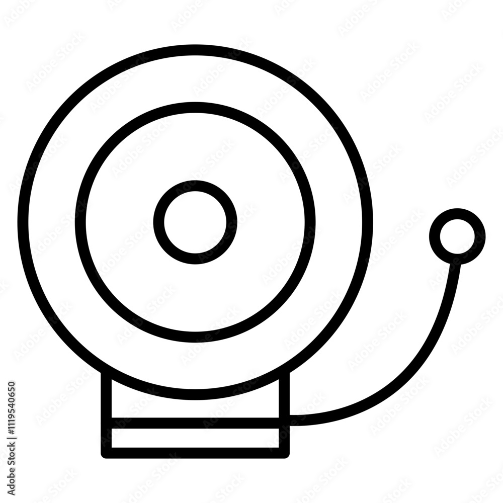 Firefighter Bell Icon Firefighter Bell Icon