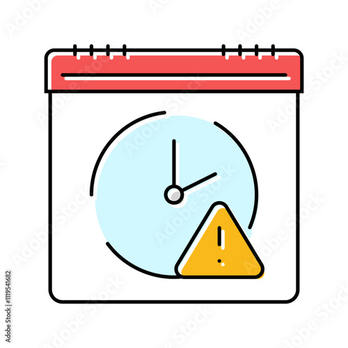 expiration date food safety color icon vector. expiration date food safety sign. isolated symbol illustration
