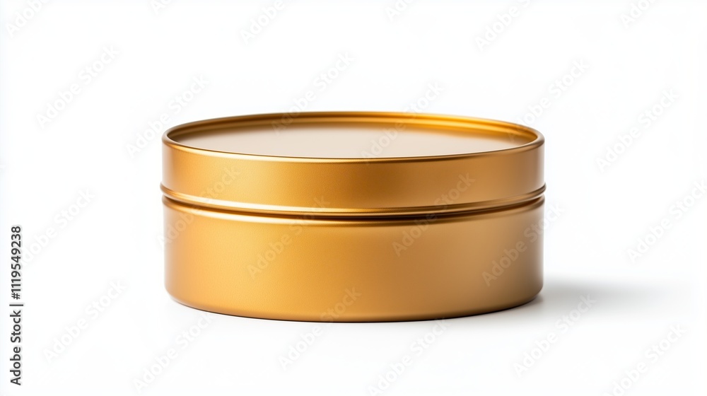 New stylish tin can on a white background, isolated New stylish tin can on a white background, isolated