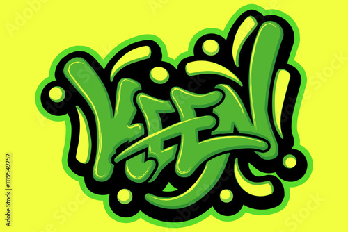 keen typograpy art