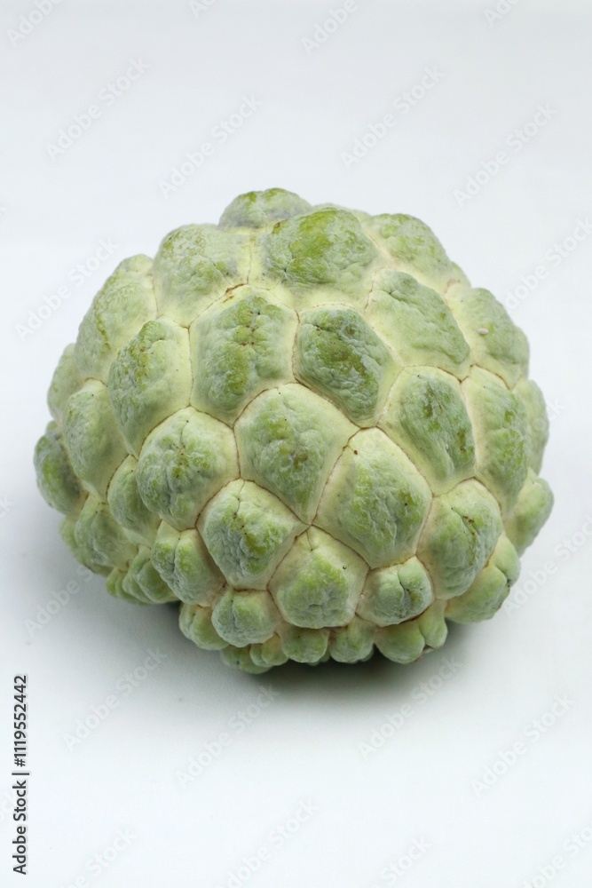 srikaya fruit isolated on white srikaya fruit isolated on white