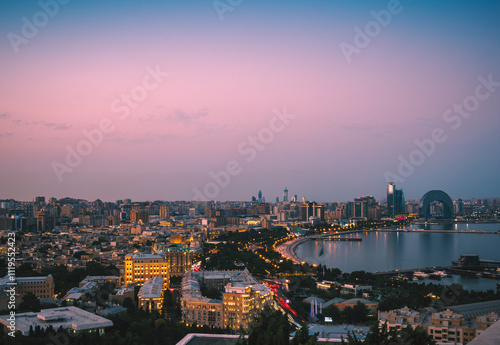 Cityscape of Baku, Azerbaijan