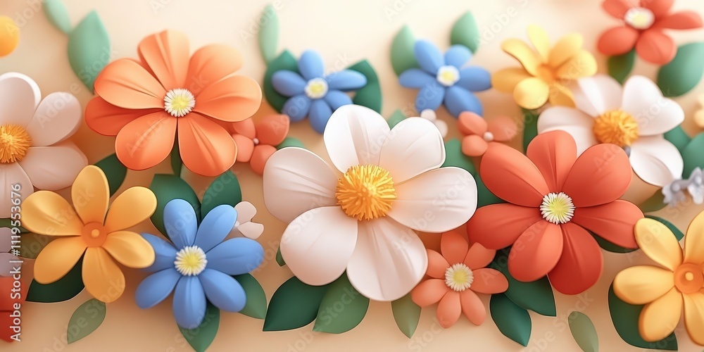 A Vibrant Array of Spring Flowers Featuring Irises and Snapdragons in Colorful Arrangements Against a Soft Background A Vibrant Array of Spring Flowers Featuring Irises and Snapdragons in Colorful Arrangements Against a Soft Background
