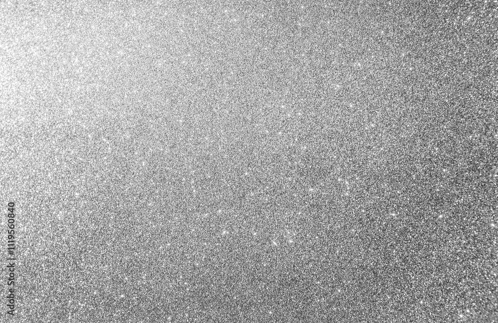 Fototapeta premium Abstract grey glitter texture background, blank shiny grey glitter pattern background, selective focus