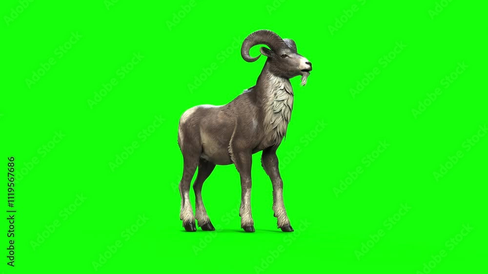 3d Illustration of Graceful Goat Movements: A Natural Dance of Elegance 3d Illustration of Graceful Goat Movements: A Natural Dance of Elegance