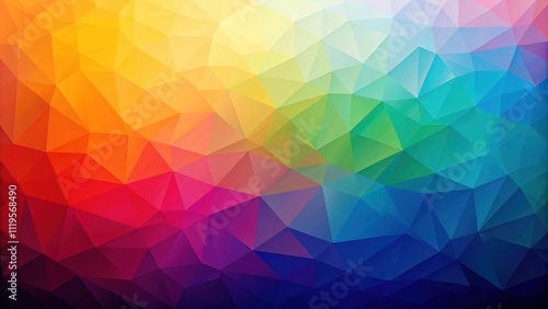 Colorful gradient polygonal shapes for graphic design projects, geometric, abstract, vibrant, background, texture