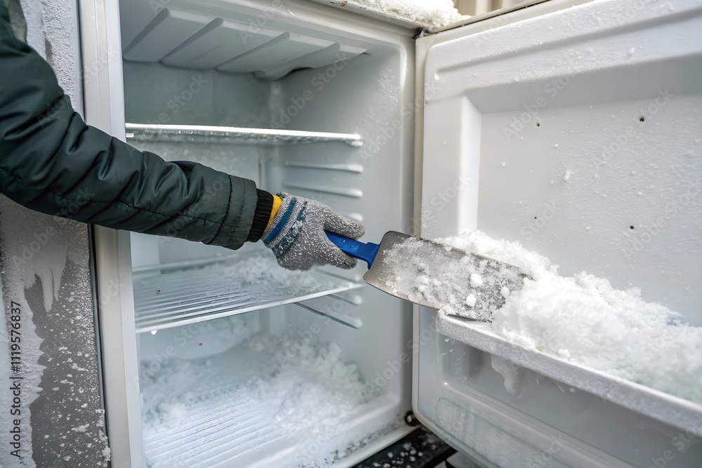 Fridge cleaning: Double door