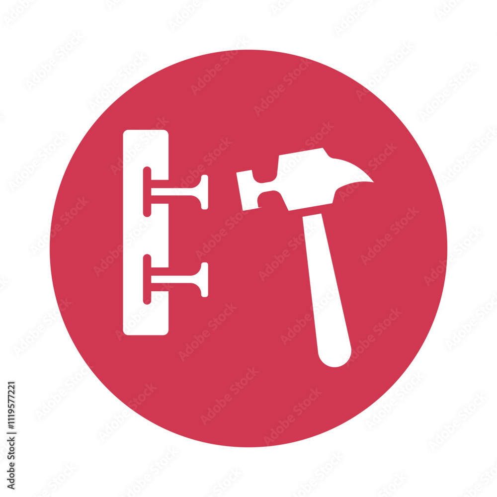 Cobler Hammer Vector Gylph Icon. Eps 10 File Cobler Hammer Vector Gylph Icon. Eps 10 File