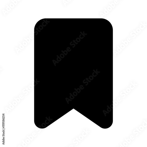 bookmark glyph icon