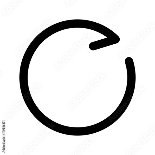 refresh glyph icon