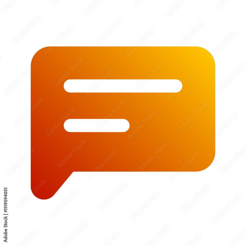 chat gradient icon chat gradient icon