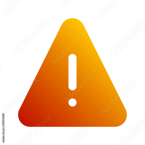 warning gradient icon