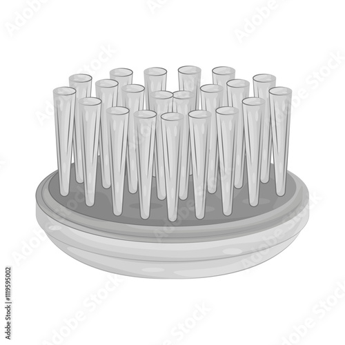 Illustration of dish brush 