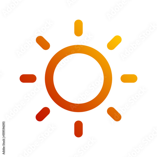 brightness gradient icon