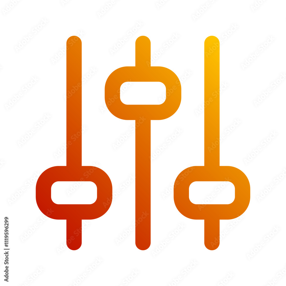 equalizer gradient icon equalizer gradient icon
