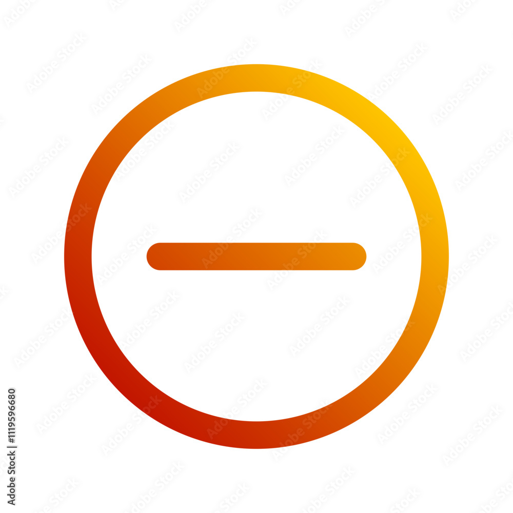 minus gradient icon minus gradient icon