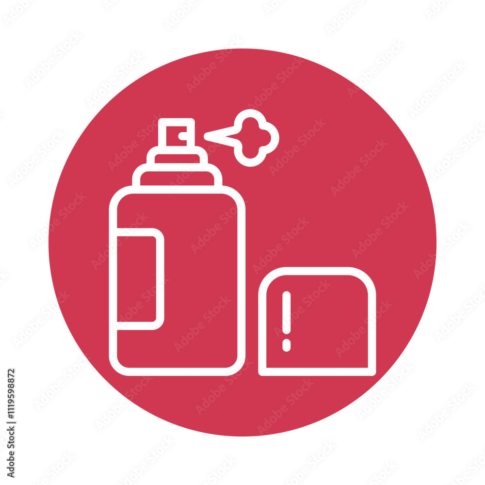Hairpins Vector Gylph circle Outline Icon. Eps 10 File Hairpins Vector Gylph circle Outline Icon. Eps 10 File