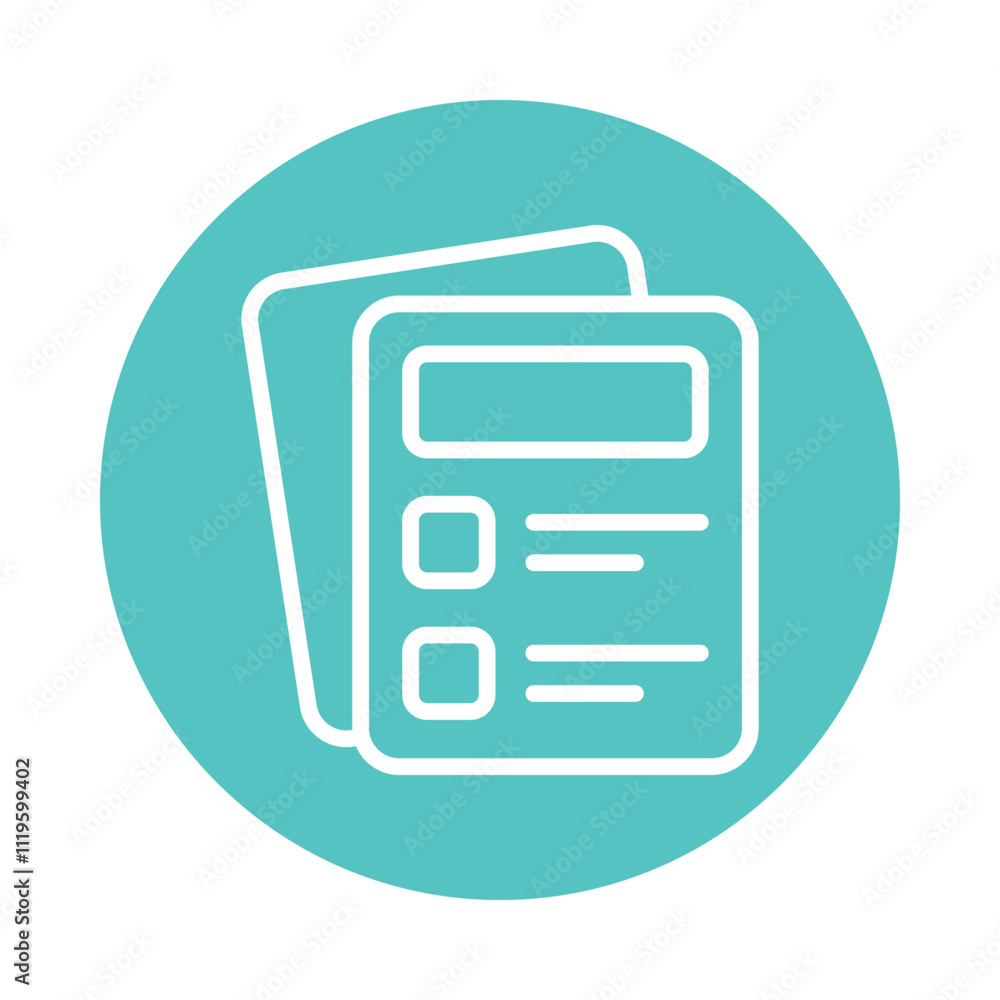 Project Task Vector Gylph circle Outline Icon. Eps 10 File Project Task Vector Gylph circle Outline Icon. Eps 10 File
