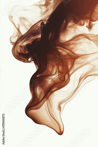 An Abstract Coffee Liquid Background Capturing the Essence of Richness and Warmth in Every Swirl