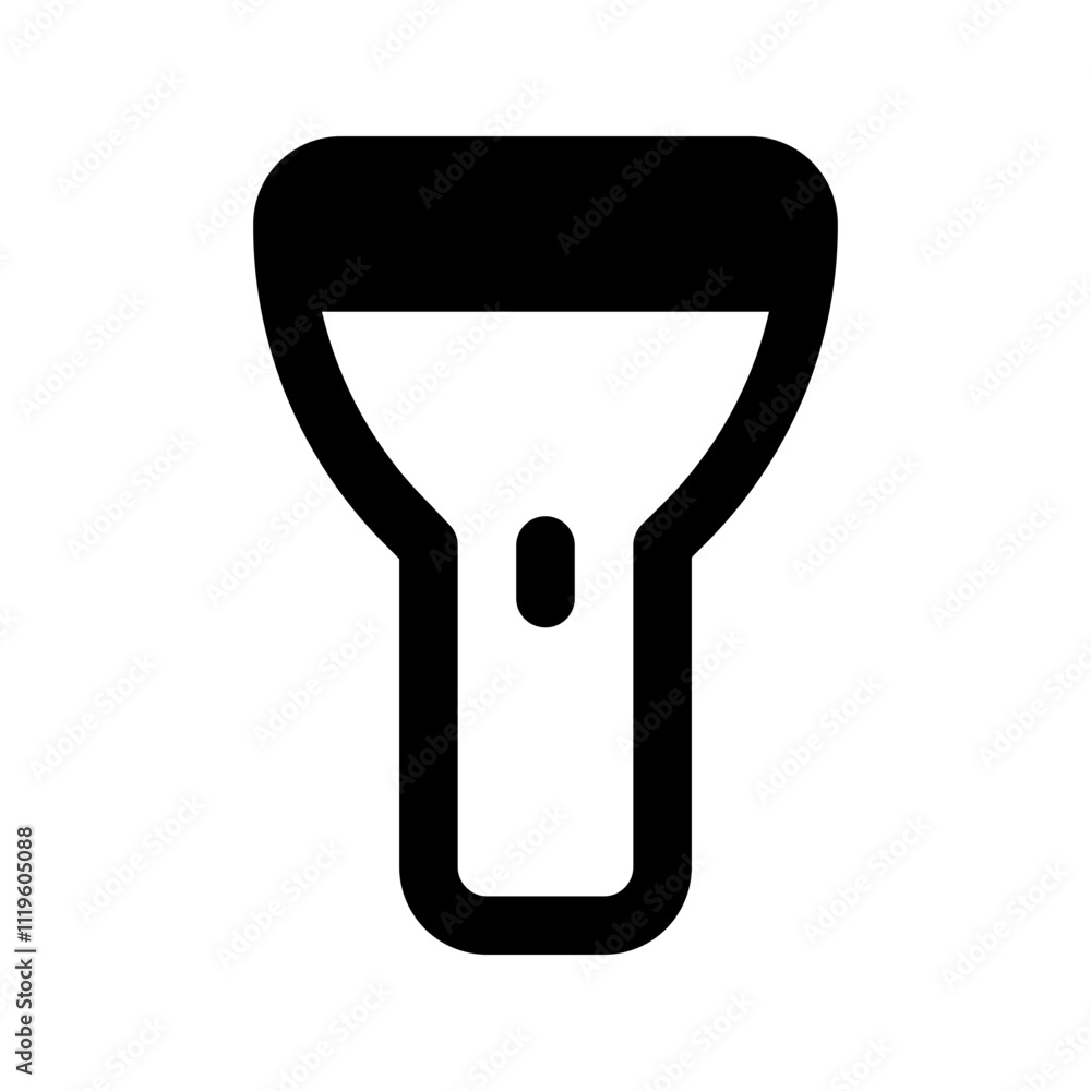 flashlight line icon flashlight line icon