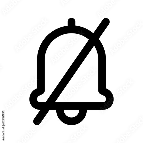 silent line icon